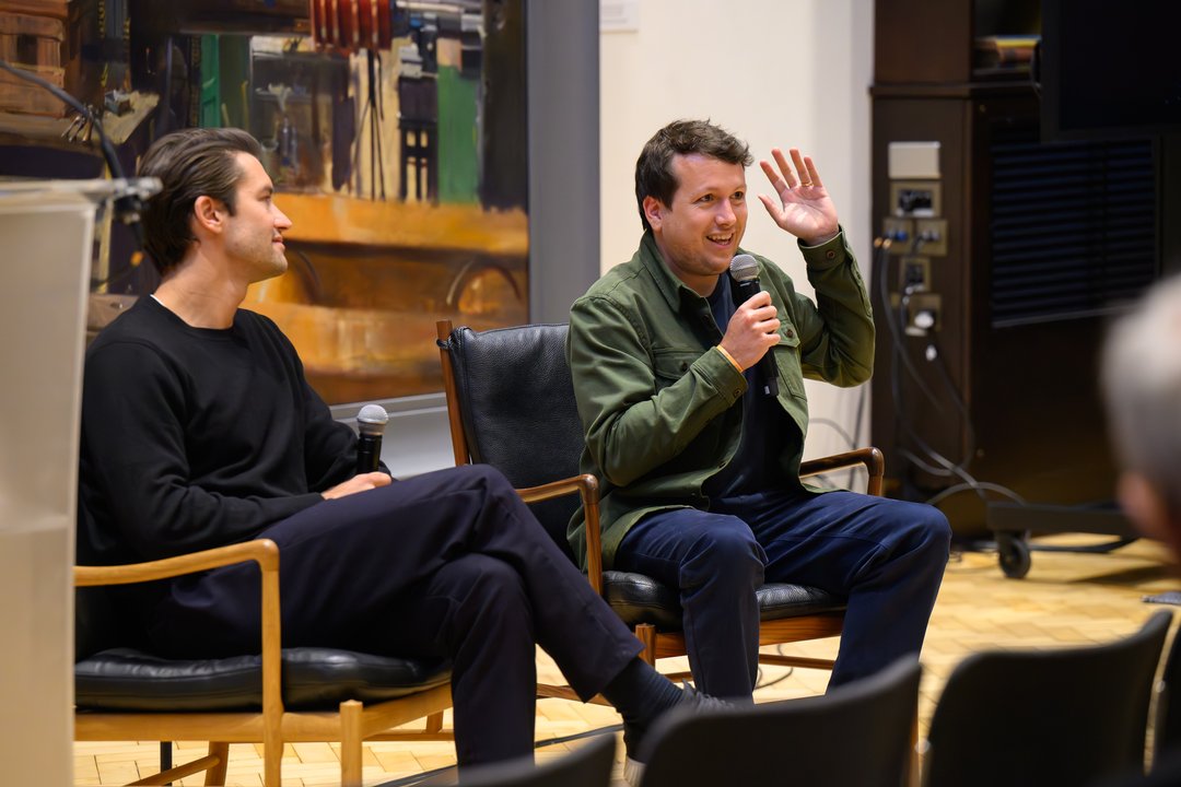 Panelists in conversation at The Science of Coffee
