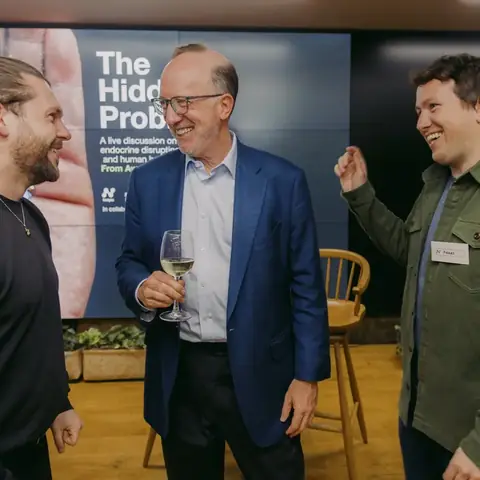 Guests in conversation at The Conduit Club