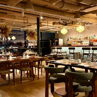 The dining room at Nettle, The Conduit