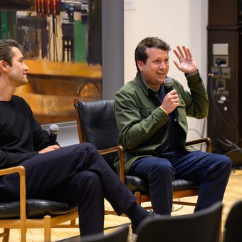 Panelists in conversation at The Science of Coffee