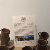 Ceramic cups at Capim Santo